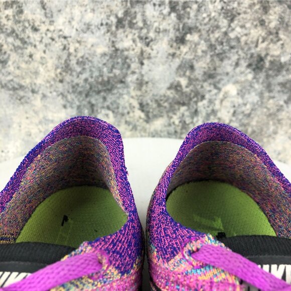 Nike Women's Size 8.5 Free RN Flyknit Hyper Purple Running Sneakers 831070-500 - Picture 4 of 15